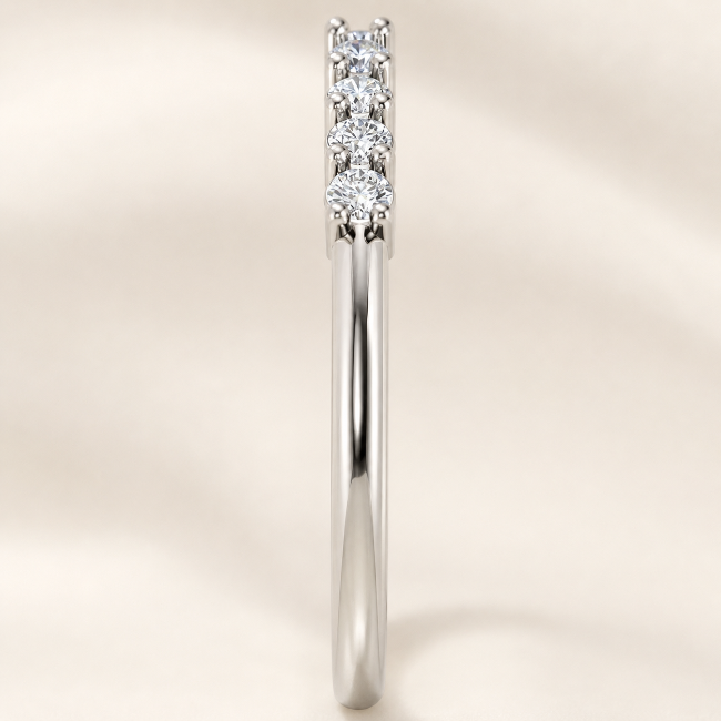 14K White Gold 1/4 CTW Natural Diamond 10-Year Anniversary Band