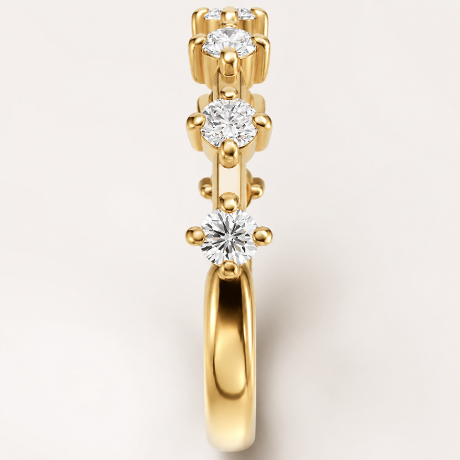 14K Yellow Gold 1/2 CTW Natural Diamond Anniversary Band