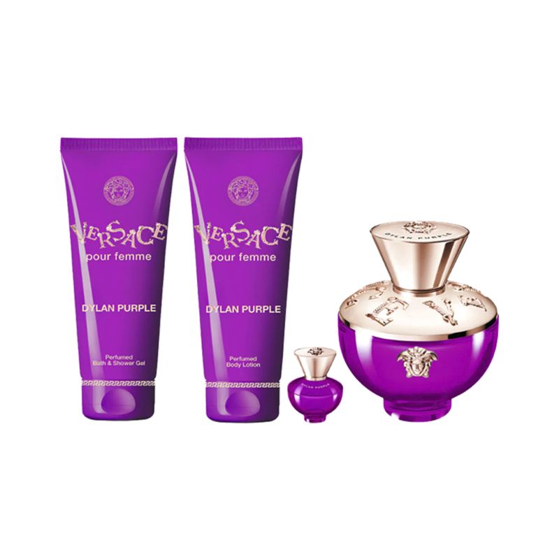 Versace Dylan Purple EDP gift Set 4 Pcs