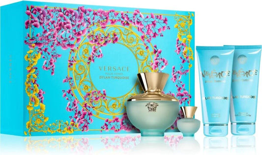 Versace dylan turquesa 3.0 oz for women gift set