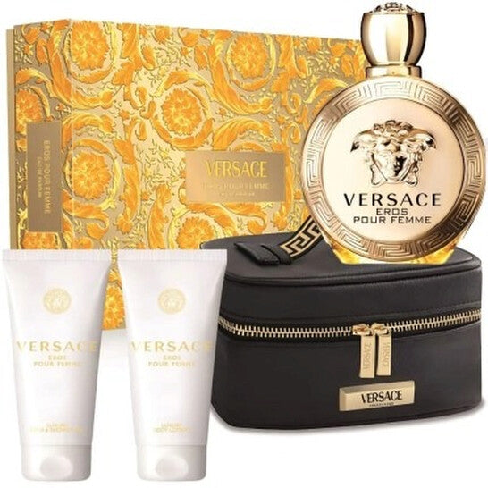 Versace eros pour femme3.0 oz for women gift set