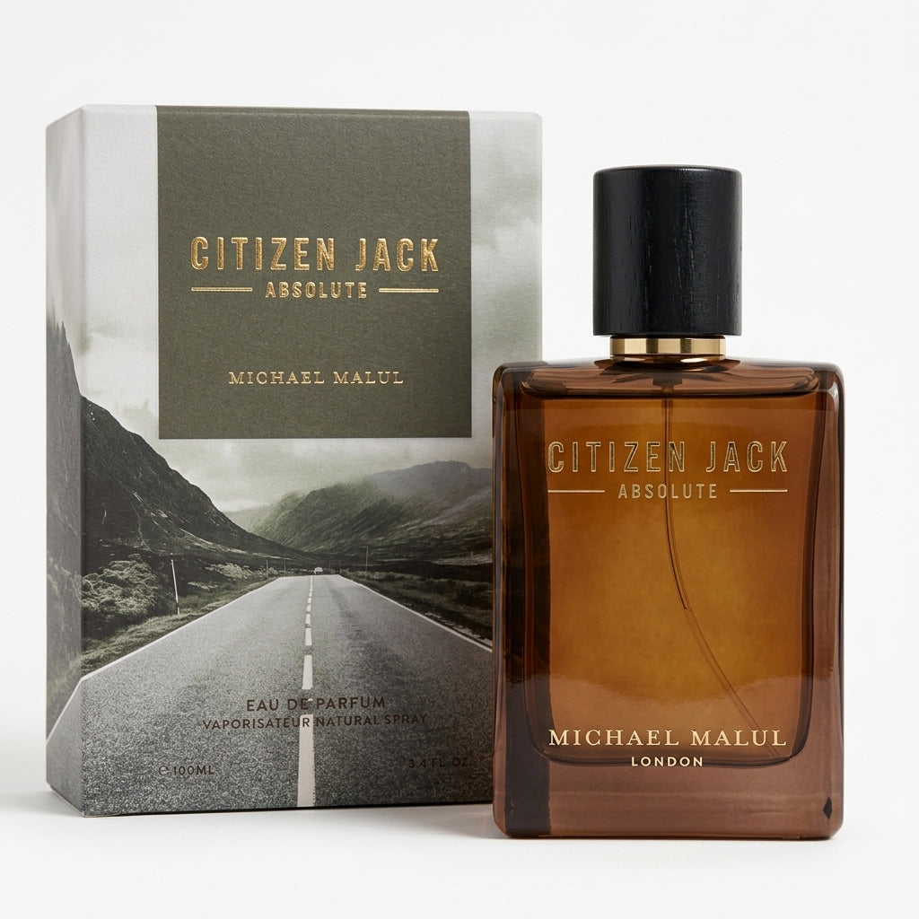 Michael Malul London Citizen Jack Absolute bottle and box studio shot