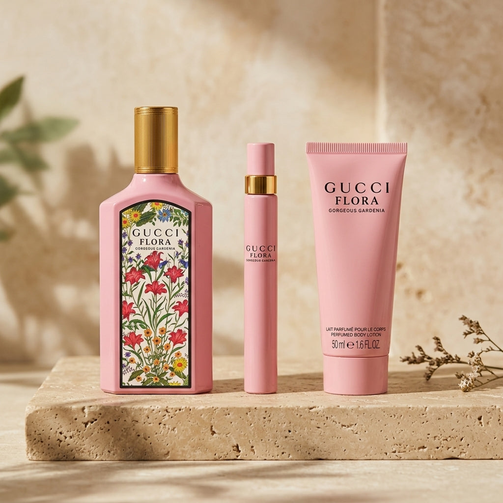 Gucci Flora Gorgeous Gardenia 3-Piece Product Trio Overview
