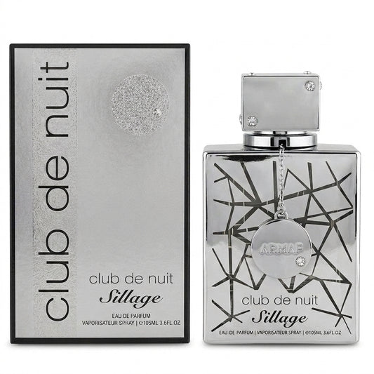 Armaf Club de Nuit Sillage EDP bottle and box on white background