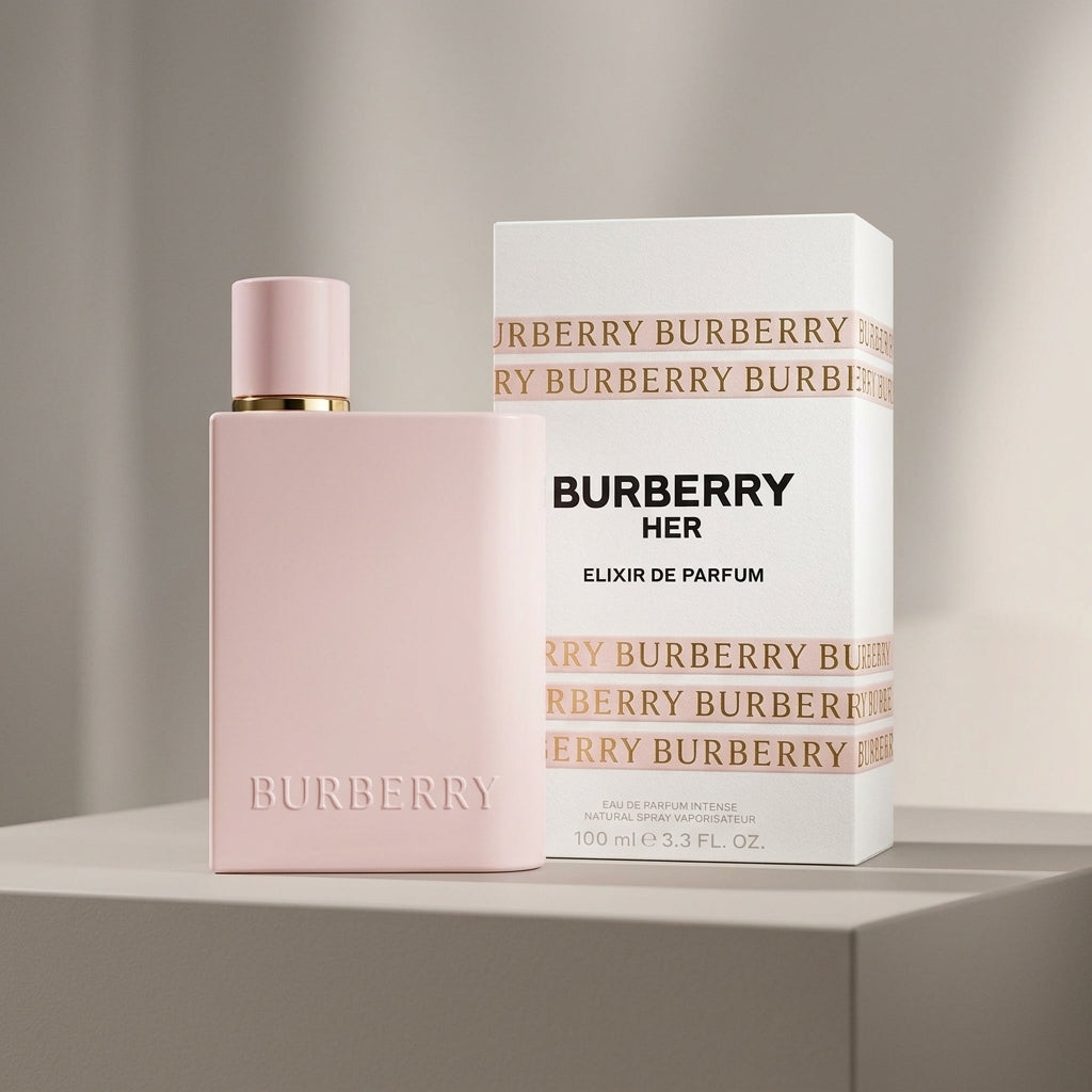Burberry Her Elixir de Parfum 100ml bottle with packaging box